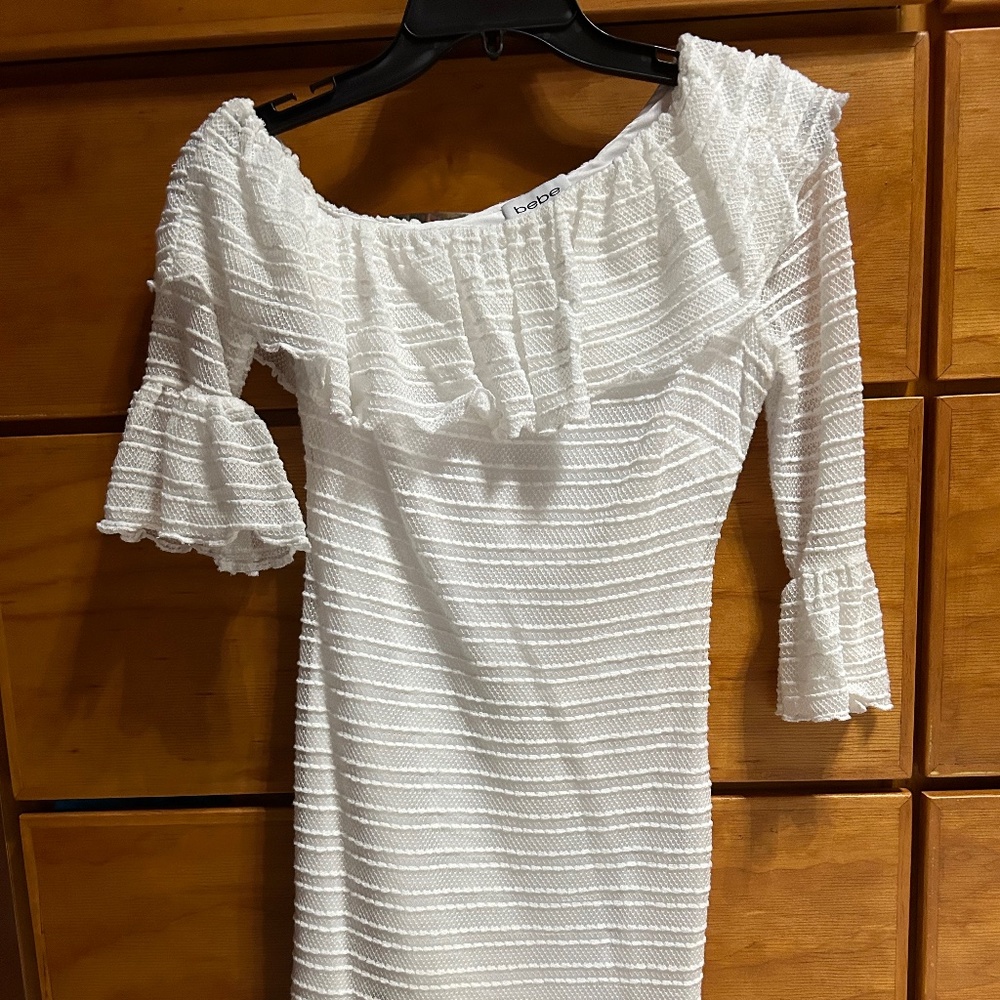 Bebe Lace Bodycon Dress